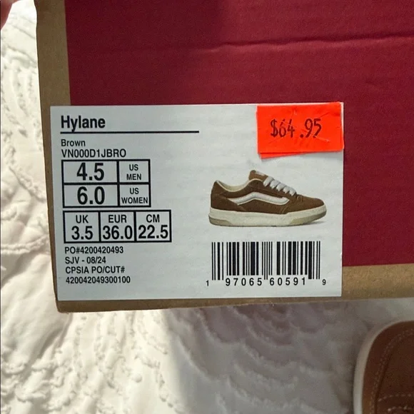 Vans hylane size 6 Sneakers brown - Picture 6 of 6